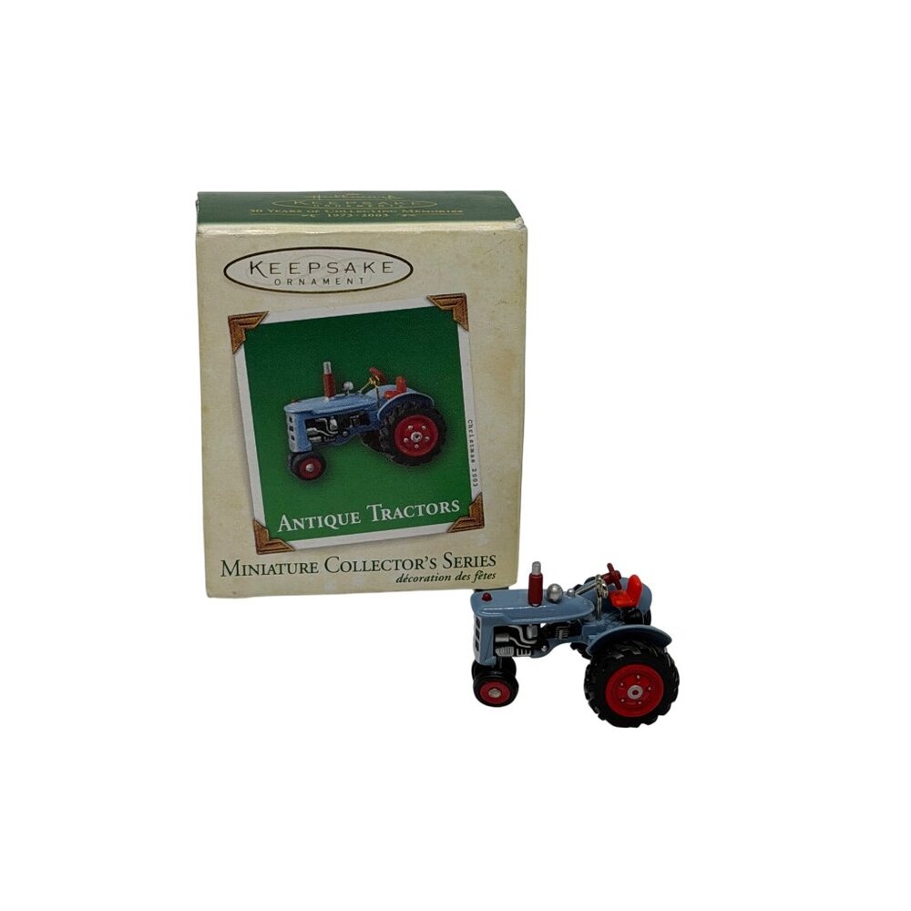 VTG Hallmark‎ Keepsake Ornament Antique Tractor Miniature Collectors Series 2.5"